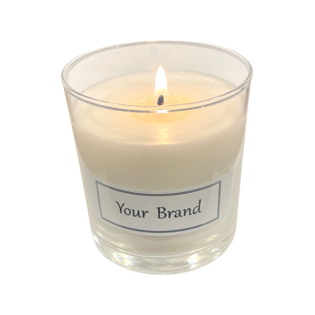 100% Soy Candles - 9 oz Clear Tumbler NO Lid