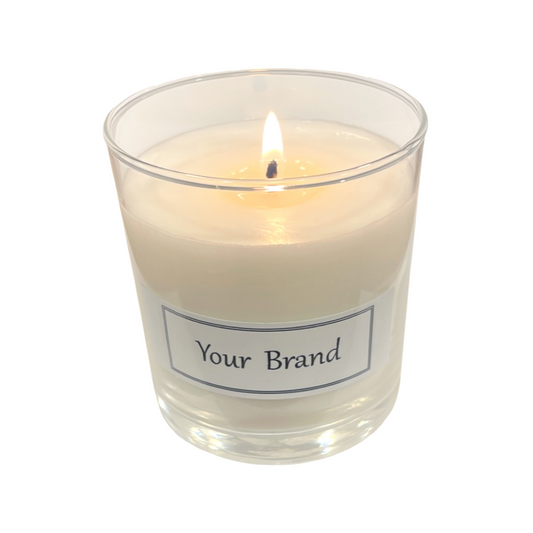 100% Soy Candles - 9 oz Clear Tumbler with Bronze Lid